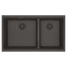Franke Maris MAG1601812LD Undermount Double Bowl 33 x 18.94 in Granite Kitchen Sink - Slate Grey