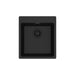 Franke Maris Dual Mount Single Bowl 17.31 x 19.69 in Granite Kitchen Sink - Matte Black