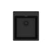 Franke Maris Dual Mount Single Bowl 17.31 x 19.69 in Granite Kitchen Sink - Onyx