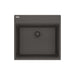 Franke Maris Dual Mount Single Bowl 20 x 15.56 in Granite Kitchen Sink - Slate Grey