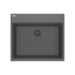 Franke Maris MAG61023 Dual Mount Single Bowl 25 x 22 in Granite Kitchen Sink - Stone Grey