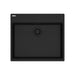 Franke Maris MAG61023ADA Dual Mount Single Bowl 25 x 22 in Granite Kitchen Sink - Matte Black