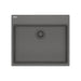 Franke Maris MAG61023ADA Dual Mount Single Bowl 25 x 22 in Granite Kitchen Sink - Stone Grey