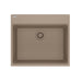 Franke Maris MAG61023L Dual Mount Single Bowl 25 x 22 in Granite Kitchen Sink - Oyster