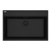 Franke Maris Dual Mount Single Bowl 31 x 20.88 in Granite Kitchen Sink - Onyx