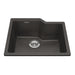 Kindred Granite Series Undermount Single Bowl 22.06 x 19.69 in Granite Kitchen Sink - Slate Grey