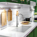 Kindred Granite Series Undermount Single Bowl 30.69 x 19.69 in Granite Kitchen Sink - Polar White