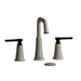 Riobel MMSQ08 Momenti Widespread Lavatory Faucet with U-Spout