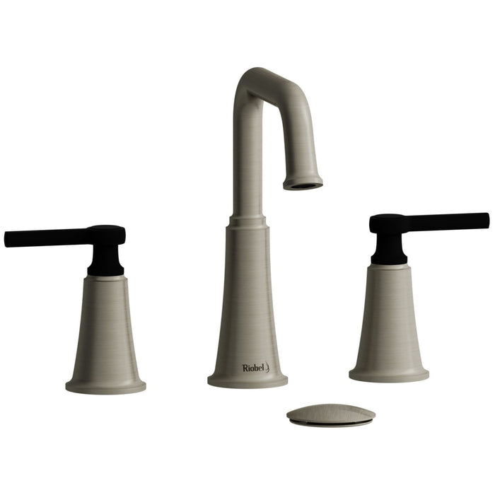Riobel MMSQ08 Momenti Widespread Lavatory Faucet with U-Spout