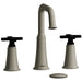 Riobel MMSQ08 Momenti Widespread Lavatory Faucet with U-Spout