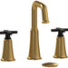 Riobel MMSQ08 Momenti Widespread Lavatory Faucet with U-Spout