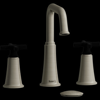 Riobel MMSQ08 Momenti Widespread Lavatory Faucet with U-Spout