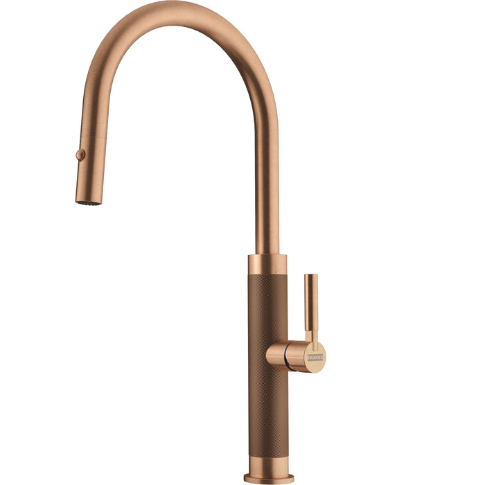 Franke Mythos Masterpiece Single Handle Pull-Down Kitchen Faucet - Copper