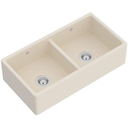 Shaws MS3518 35" Shaker Double Bowl Apron Front Fireclay Kitchen Sink