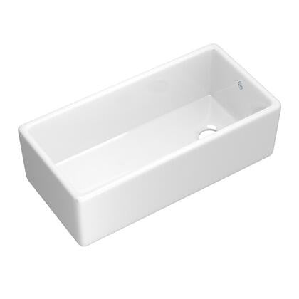 Shaws MS3918 39" Shaker Double Bowl Apron Front Fireclay Kitchen Sink
