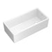 Shaws MS3918 39" Shaker Double Bowl Apron Front Fireclay Kitchen Sink