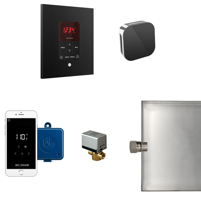 Mr. Steam MSBUTLER1SQ-BK MS Butler® Square in Black