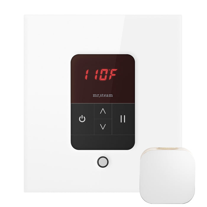 Mr. Steam MSITEMPOSQ-WH iTempo® Square in White