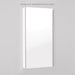 M Series 19-1/4" x 39-3/8" x 8" flat top cabinet with polished edge, right hinge, electric, night light and defogger