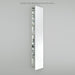 M Series 19-1/4" x 70" x 6" full length cabinet with polished edge, right hinge and electric