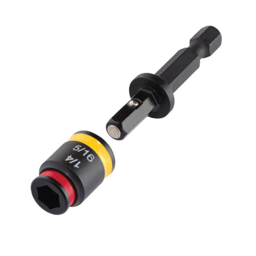 Malco MSHC 1/4? + 5/16? Socket with 2? Shaft Length Cleanable – Reversible – Magnetic Hex Driver | C-RHEX