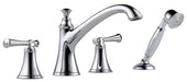 Brizo Baliza T67405 Roman Tub Trim with Hand Shower - Less Handles