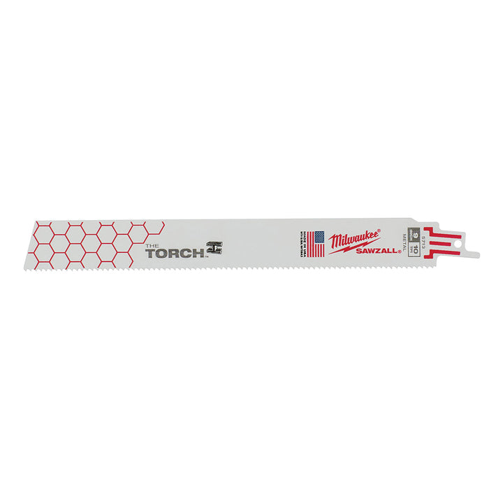 Milwaukee 48-00-5713 9" | 10-TPI The Torch SAWZALL Blades (Pack of 5)