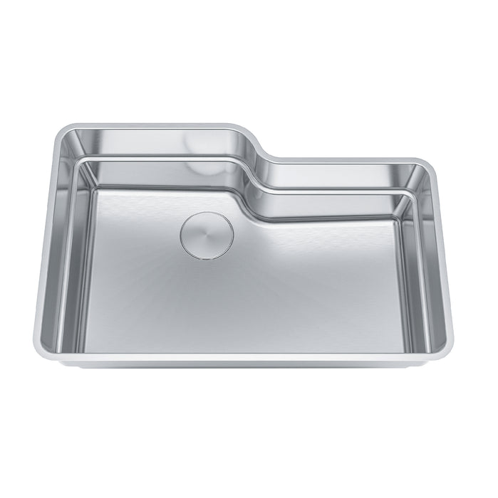 Franke Orca 2.0 OR2X110-S Undermount Single Bowl 30.69 x 20.06 in Stainless Steel Kitchen Sink - Silk