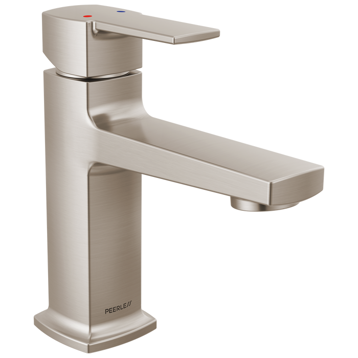 Peerless Ezra P1571LF Single Top Handle Lavatory Faucet - Brushed Nickel