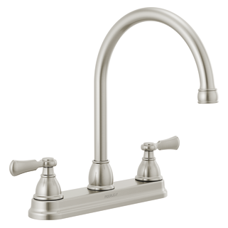 Peerless Elmhurst: Two-Handle Kitchen Faucet with Twist Aerator