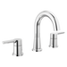Peerless Flute: Two Handle Widespread Lavatory Faucet