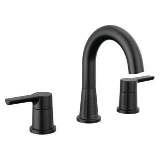 Peerless Flute: Two Handle Widespread Lavatory Faucet
