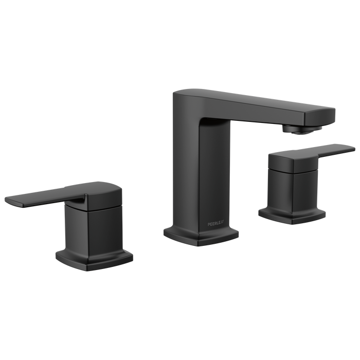 Peerless Ezra P3571LF Two Handle Widespread Lavatory Faucet - Matte Black