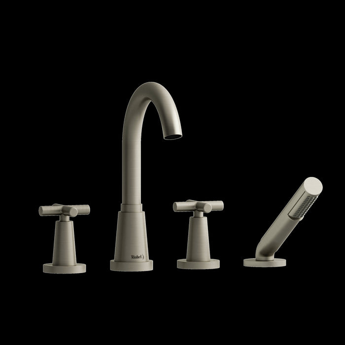 Riobel PA12 Pallace 4-Hole Deck Mount Tub Filler