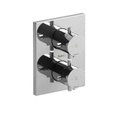 Riobel PATQ83 Pallace 3/4" Therm & Pressure Balance Multi-Function System