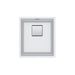 Franke Peak Undermount Single Bowl 16.12 x 18.21 in Granite Kitchen Sink - Polar White