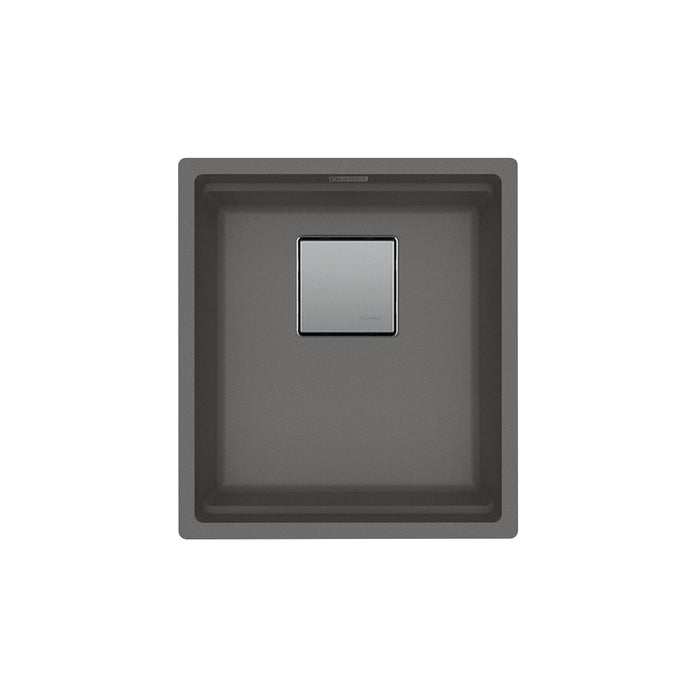 Franke Peak Undermount Single Bowl 16.12 x 18.21 in Granite Kitchen Sink - Stone Grey