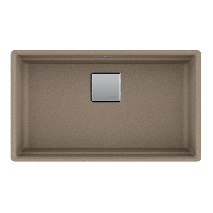 Franke Peak PKG11031 Undermount Single Bowl 32 x 18.75 in Granite Kitchen Sink - Oyster