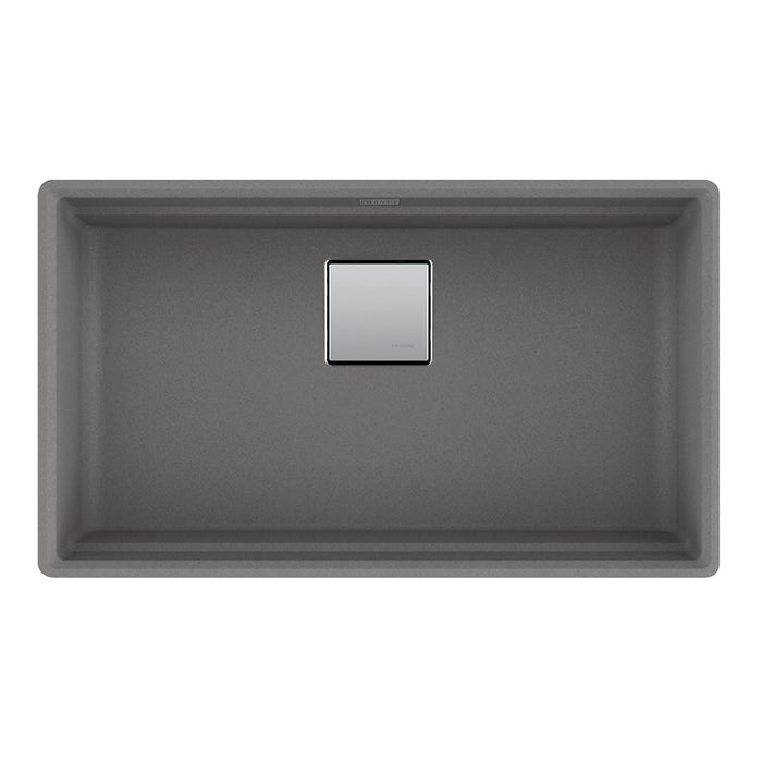 Franke Peak PKG11031 Undermount Single Bowl 32 x 18.75 in Granite Kitchen Sink - Stone Grey