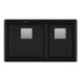 Franke Peak PKG160LD Undermount Single Bowl 32 x 18.75 in Granite Kitchen Sink - Matte Black