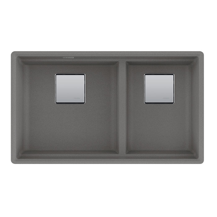 Franke Peak PKG160LD Undermount Single Bowl 32 x 18.75 in Granite Kitchen Sink - Stone Grey