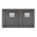Franke Peak PKG160LD Undermount Single Bowl 32 x 18.75 in Granite Kitchen Sink - Stone Grey