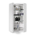 PL Series 23-1/4" x 30" x 4" flat top cabinet with polished edge, left hinge, classic gray interior and electric