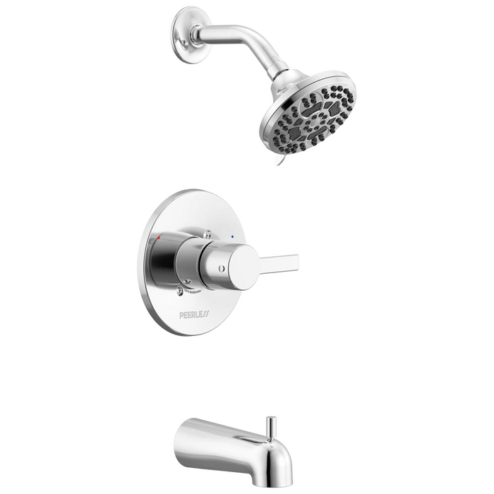 Peerless Flute PTT14412 Tub and Shower Trim Kit - Chrome