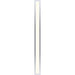 Profiles 3-1/2" x 39-3/8" x 4-5/8" framed lighting in chrome with 2700 kelvin temperature (warm light)