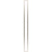 Profiles 3-1/2" x 39-3/8" x 4-5/8" framed lighting in polished nickel with variable 2700K to 5600K temperature (warm to cool light)