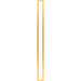 Profiles 3-1/2" x 39-3/8" x 4-5/8" framed lighting in matte gold with 2700 kelvin temperature (warm light)