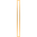 Profiles 3-1/2" x 39-3/8" x 4-5/8" framed lighting in matte gold with variable 2700K to 5600K temperature (warm to cool light)