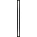 Profiles 3-1/2" x 39-3/8" x 4-5/8" framed lighting in matte black with 4000 kelvin temperature (cool light)