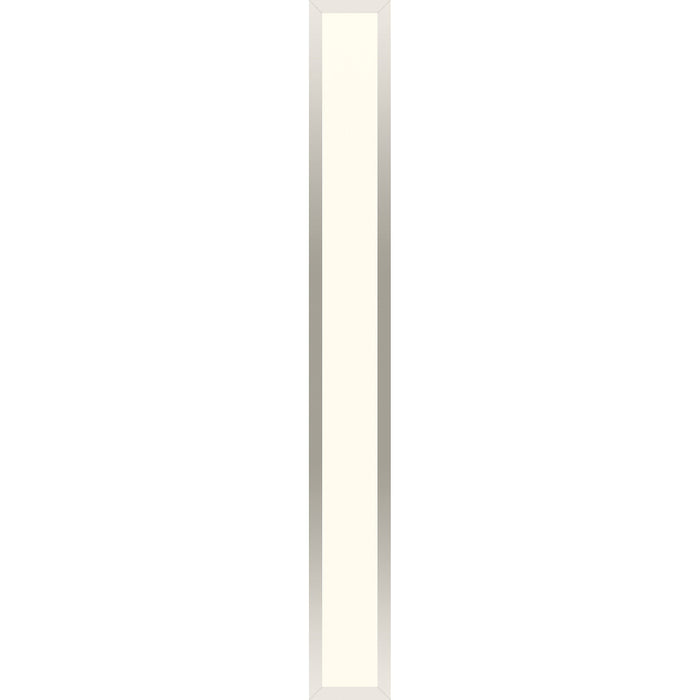 Profiles 5" x 39-3/8" x 4-5/8" framed lighting in polished nickel with 2700 kelvin temperature (warm light)